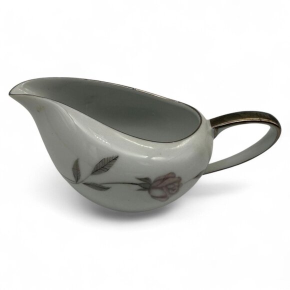 Mikasa Fine China Primrose 8194 Creamer Pitcher With Gold Trim - Picture 1 of 6